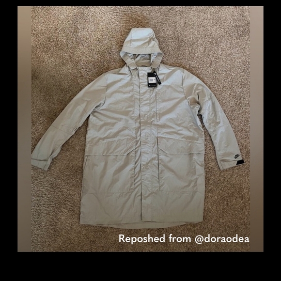 NWT Nike Mens Sportswear Premium Unlined Parka Jacket- Size : 2XL Men - Picture 7 of 7